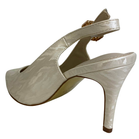 Kate Appleby Towersy Sling Back Court Shoes - Cream