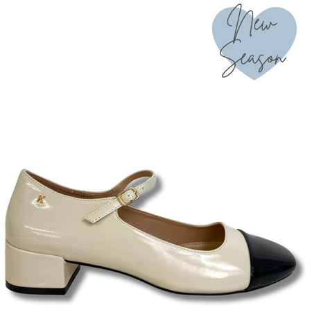 Kate Appleby Waterstock Small Heeled Pumps - Beige Black