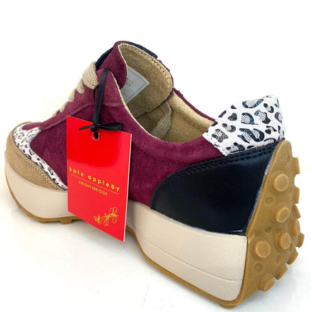 Kate Appleby Berk Sneakers - Burgundgy