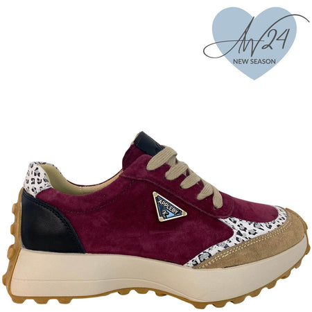 Kate Appleby Berk Sneakers - Burgundgy