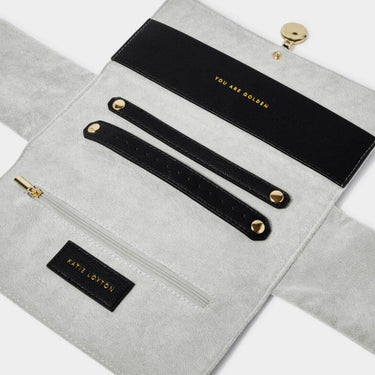 Katie Loxton Black Jewellery Roll - You Are Golden
