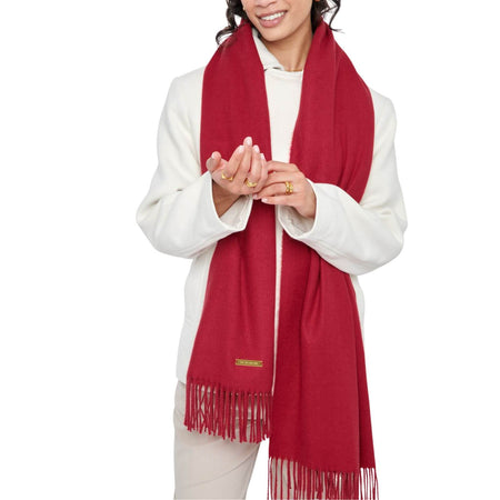 Katie Loxton Blanket Scarf - Garnet Red