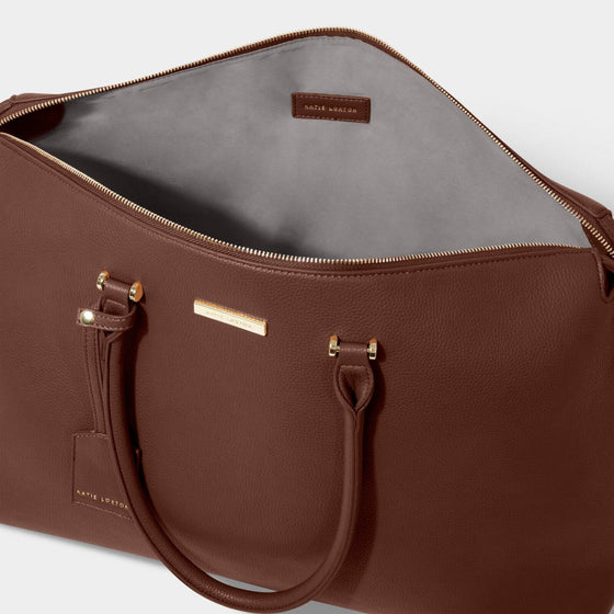 Katie Loxton Chocolate Brown Kensington Weekend Bag