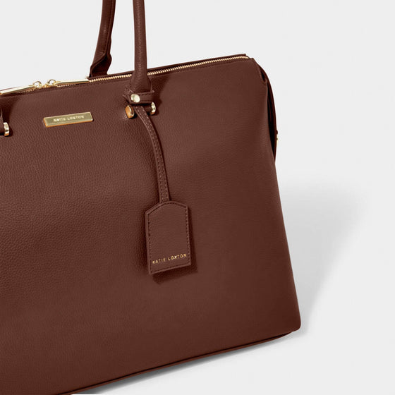 Katie Loxton Chocolate Brown Kensington Weekend Bag