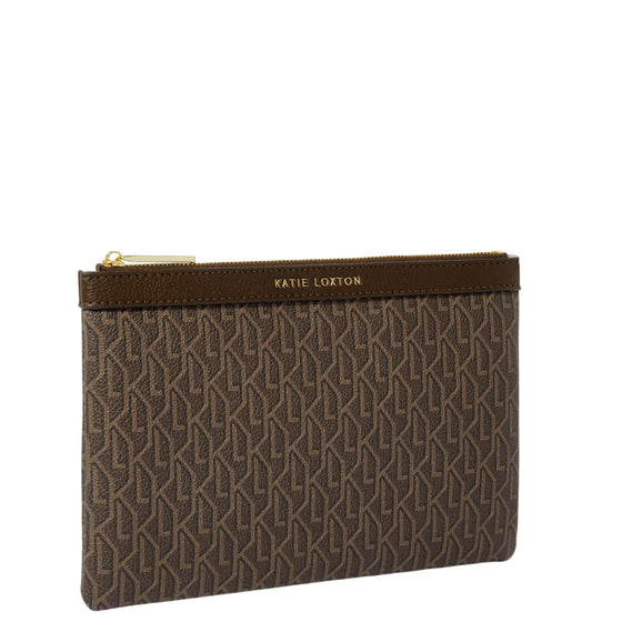 Katie Loxton Chocolate Signature Pouch