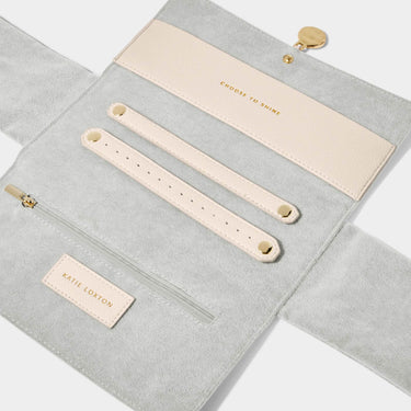 Katie Loxton Eggshell Jewellery Roll - Choose To Shine