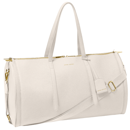 Katie Loxton Fold Out Garment Weekend Bag - Off White