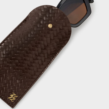 Katie Loxton Glasses Sleeve - Chocolate