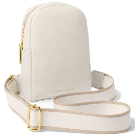 Katie Loxton Katie Sling Bag Canvas Strap - Off White