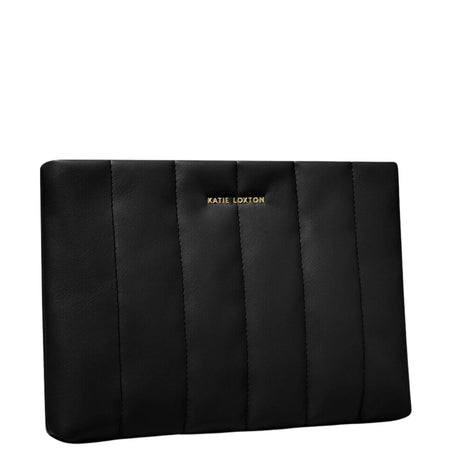 Katie Loxton Kendra Quilted Clutch Bag - Black