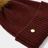 Katie Loxton Knitted Bobble Hat - Cacao