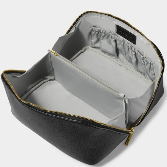 Katie Loxton Large Make Up Wash Bag - Black