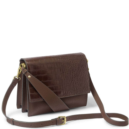 Katie Loxton Orla Crossbody Bag - Chocolate