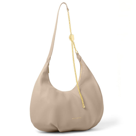 Katie Loxton Remi Slider Chain Shoulder Bag - Light Taupe