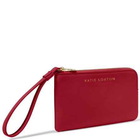 Katie Loxton Small Wristlet Coin Purse - Garnet Red