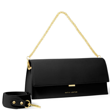 Katie Loxton Tori Chain Shoulder Bag - Black