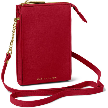 Katie Loxton Zana Slim Crossbody Bag - Garnet Red