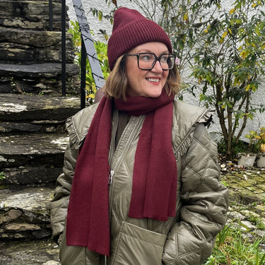 knitted-hat-scarf-set-burgundy