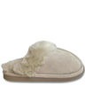 ladies-cream-suede-faux-fur-slippers