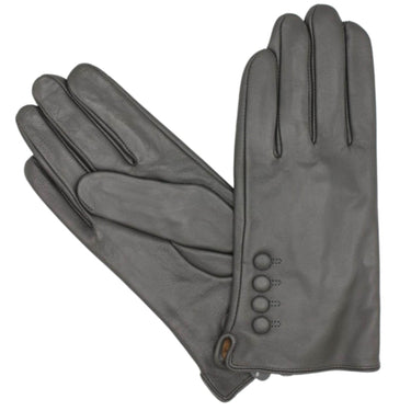 ladies-leather-button-gloves