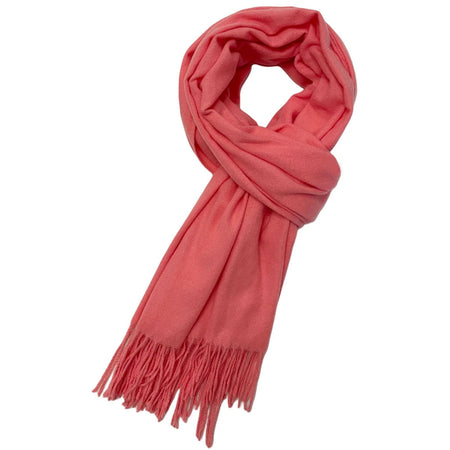 Ladies Soft Pashmina Scarf - Candy Pink