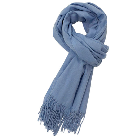 Ladies Soft Pashmina Scarf - Powder Blue