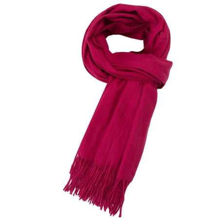 Ladies Soft Pashmina Scarf - Fuchsia