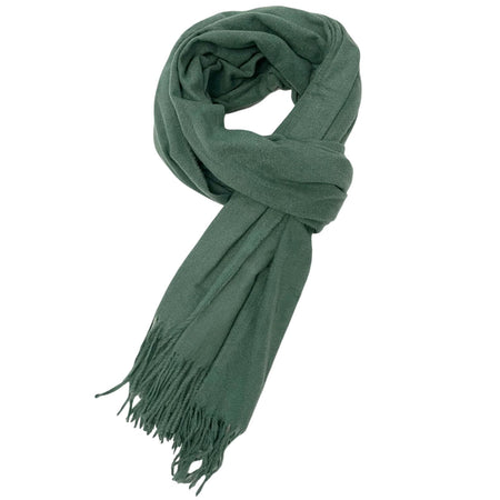 Ladies Soft Pashmina Scarf - Green