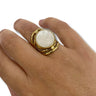 large-beige-stone-gold-ring
