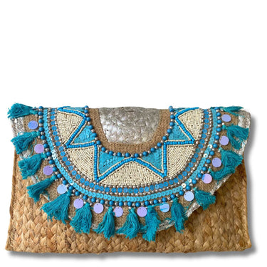 large-jute-clutch-bag-with-turquoise-fringing