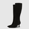 Lodi Cabisa Black Suede Long Length Boots