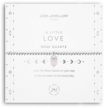 Joma Affirmation Crystal A Little 'Love' Rose Quartz Bracelet