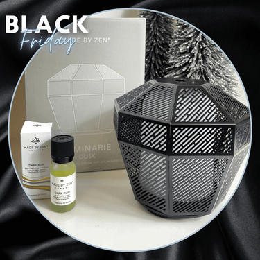 Luminarie Black Aroma Diffuser & Fragrance Oil Set *BLACK FRIDAY*