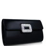 Menbur Black Baguette Jewelled Clutch Bag