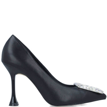Menbur Black Baguette Jewelled Stilettos