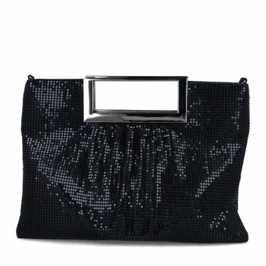 Menbur Black Chainmail Bag