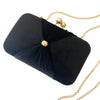 Menbur Gold & Black Clutch Bag