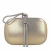 Menbur Gold Box Clutch Bag