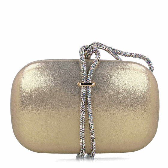 Menbur Gold Box Clutch Bag