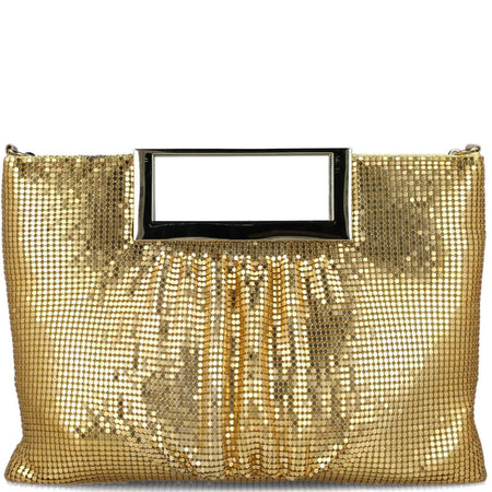 Menbur Gold Chainmail Bag
