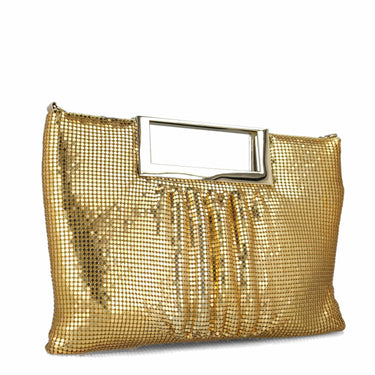 Menbur Gold Chainmail Bag