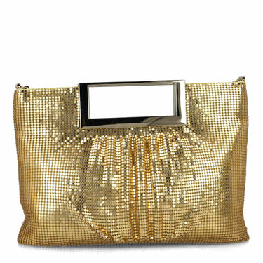Menbur Gold Chainmail Bag