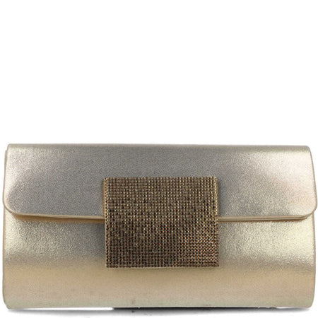 Menbur Gold Clutch Bag