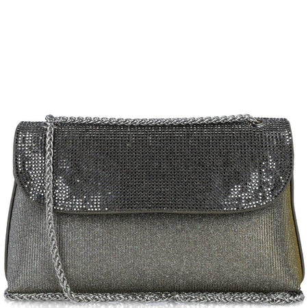 Menbur Grey Sparkly Occasion Bag