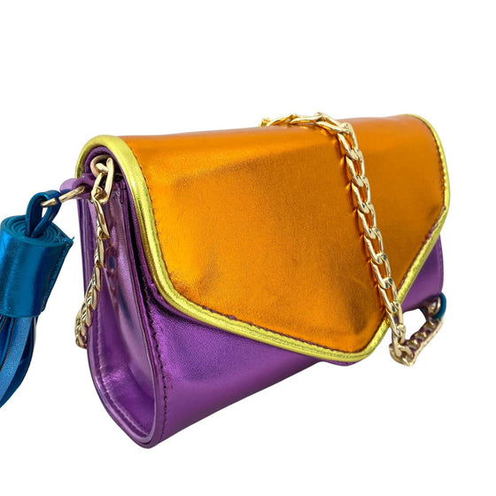 Menbur Multi Coloured Small Clutch Bag