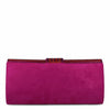 Menbur Purple Jewelled Clutch Bag