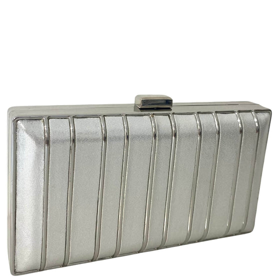 menbur-silver-box-clutch-bag