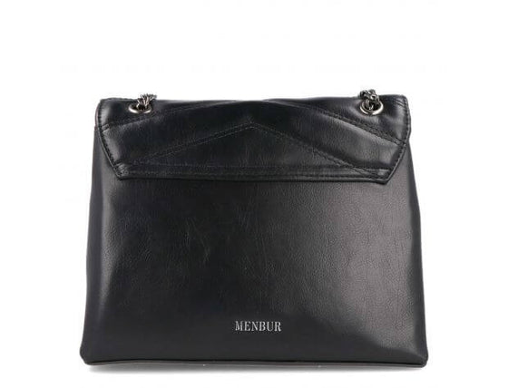 Menbur Small Black Studded Bag