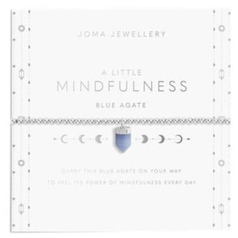 Joma Affirmation Crystal A Little 'Mindfulness' Blue Agate Bracelet