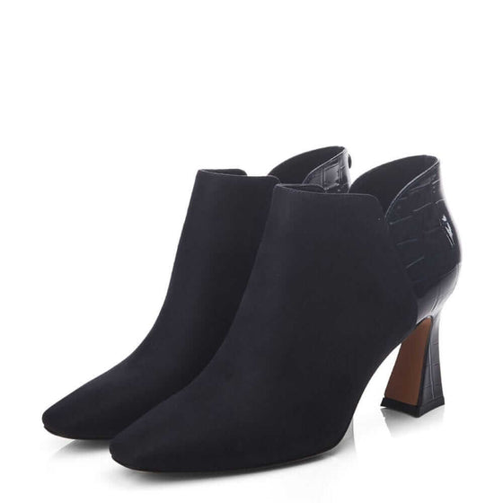 Moda In Pelle Katriona Navy Leather Shoe Boots
